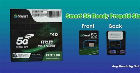 Smart Prepaid 5G SIM .